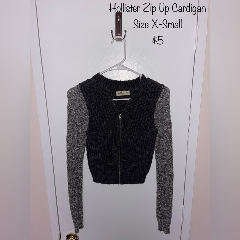 Hollister Zip Up Cardigan